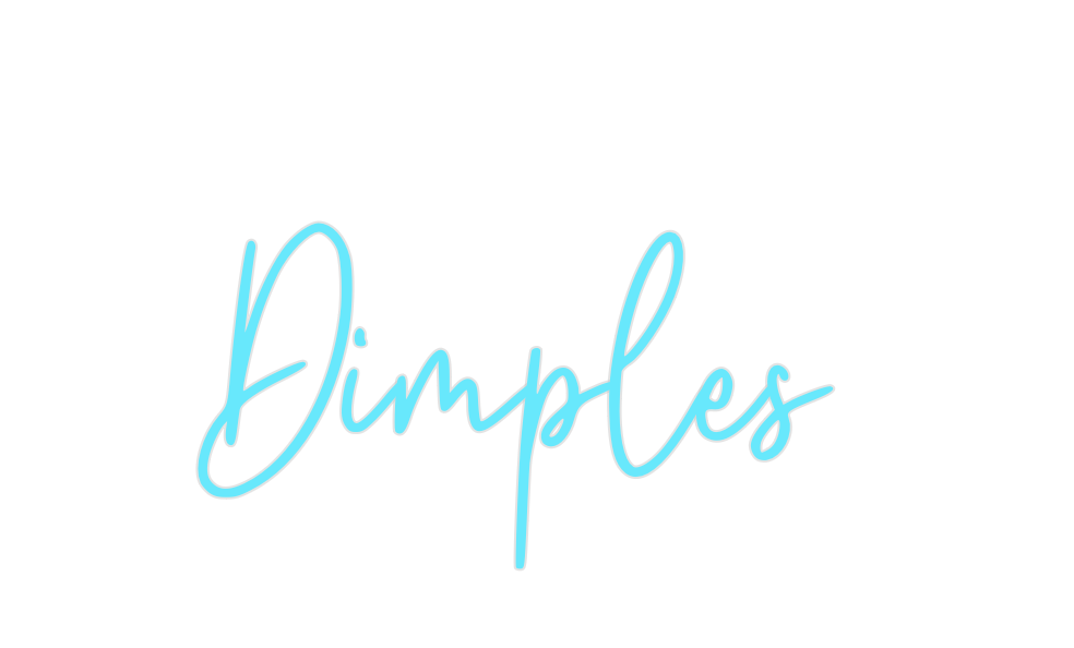 Custom Neon: Dimples