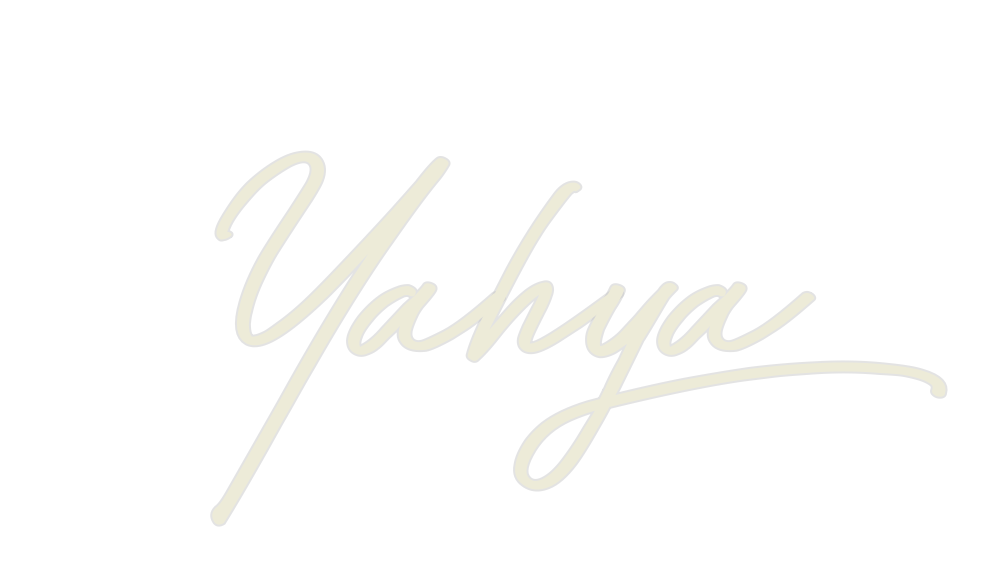 Custom Neon: Yahya