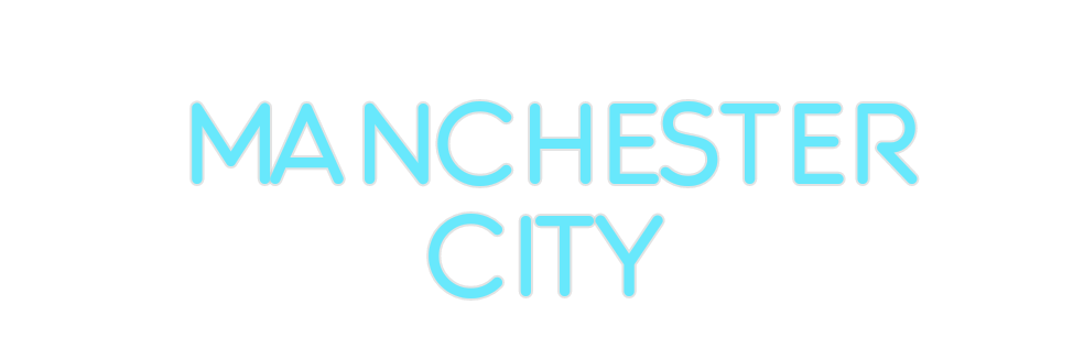 Custom Neon: Manchester
City