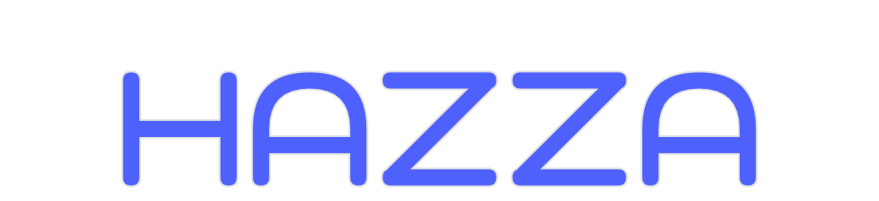 Custom Neon: HAZZA