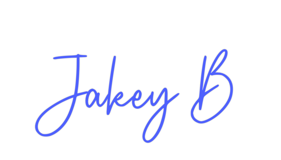 Custom Neon: Jakey B