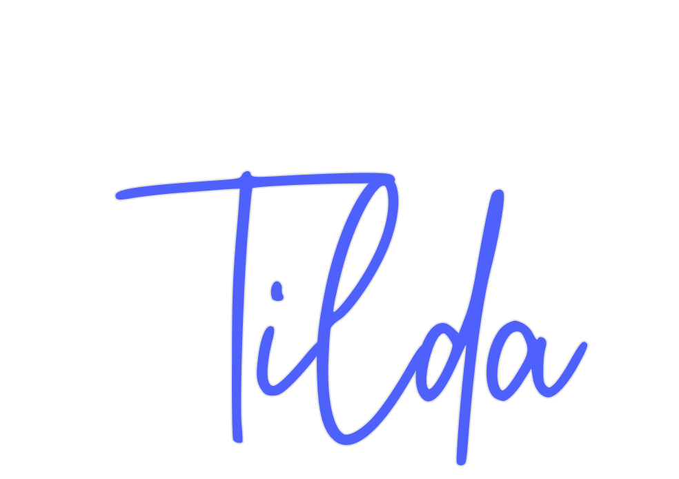 Custom Neon: Tilda