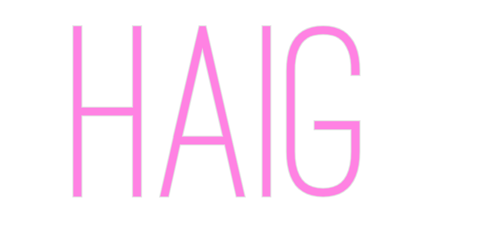 Custom Neon: HAIG