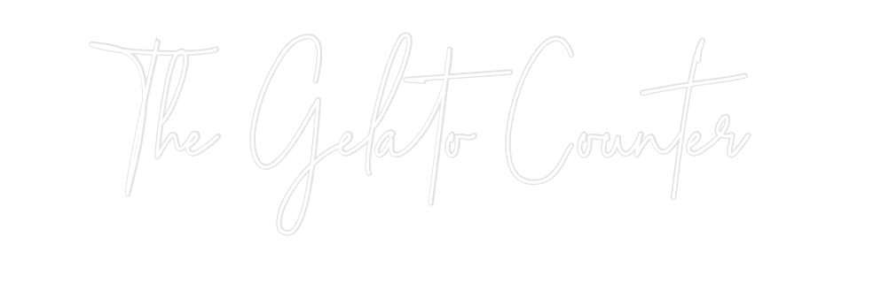 Custom Neon: The Gelato Co...