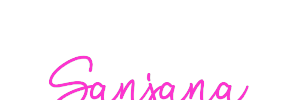 Custom Neon: Sanjana