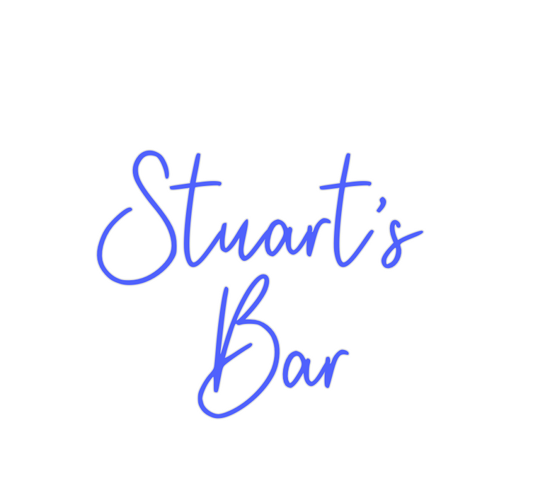 Custom Neon: Stuart’s 
Bar