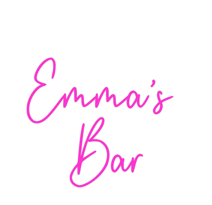 Custom Neon: Emma’s 
Bar