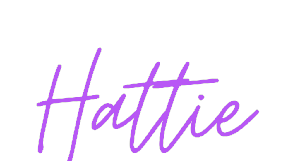 Custom Neon: Hattie