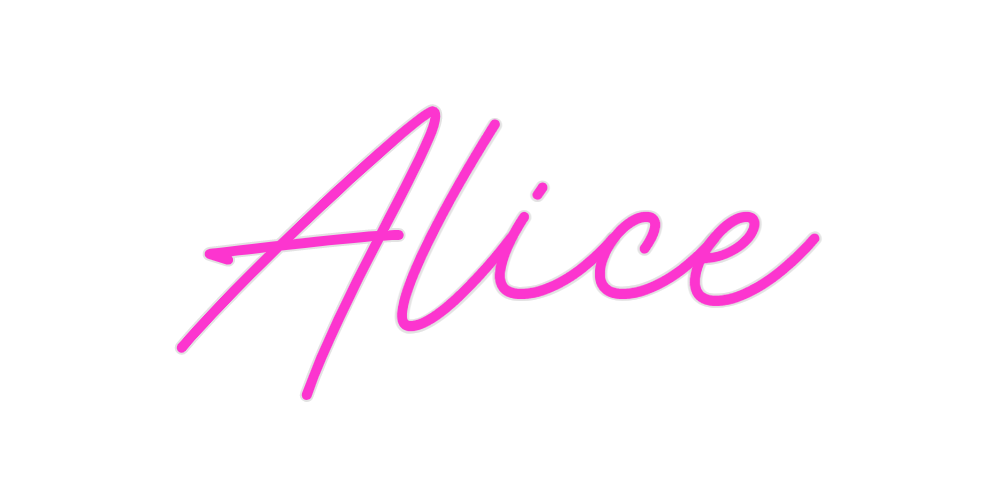 Custom Neon: Alice