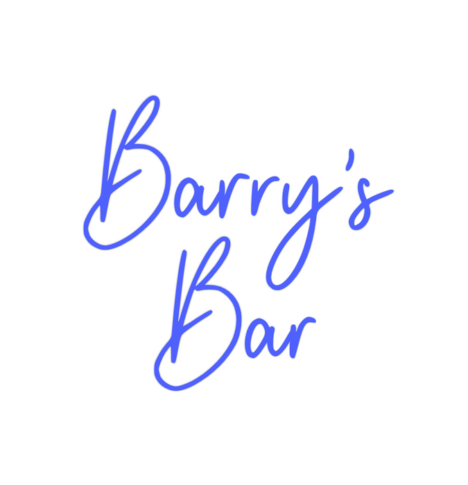 Custom Neon: Barry's
Bar