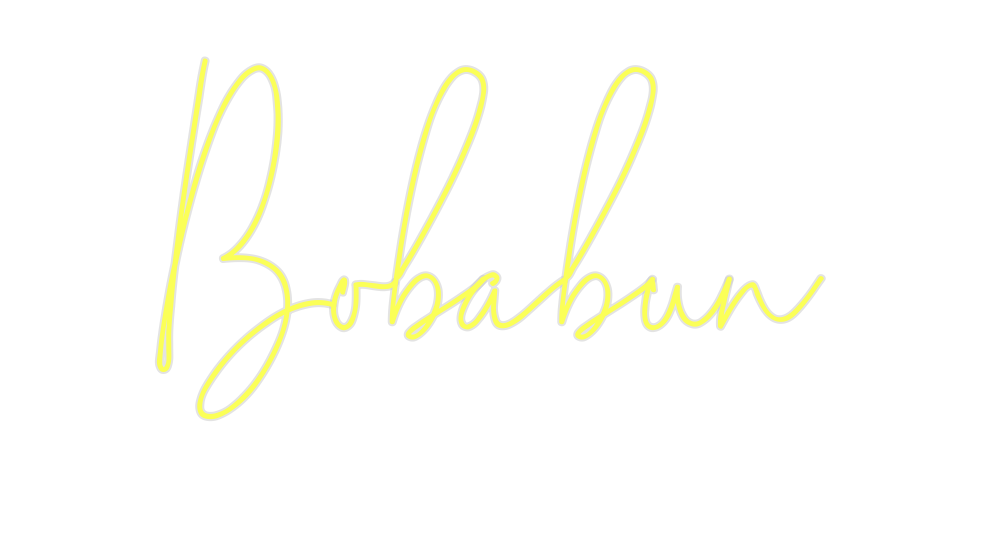 Custom Neon: Bobabun