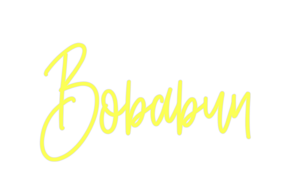 Custom Neon: Bobabun