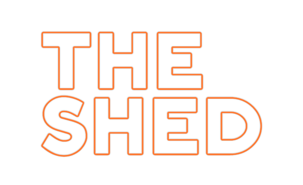 Custom Neon: THE
SHED