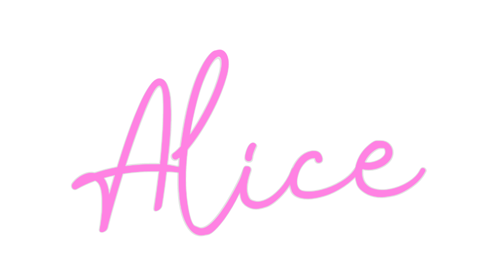 Custom Neon: Alice