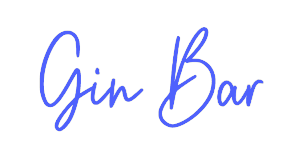 Custom Neon: Gin Bar