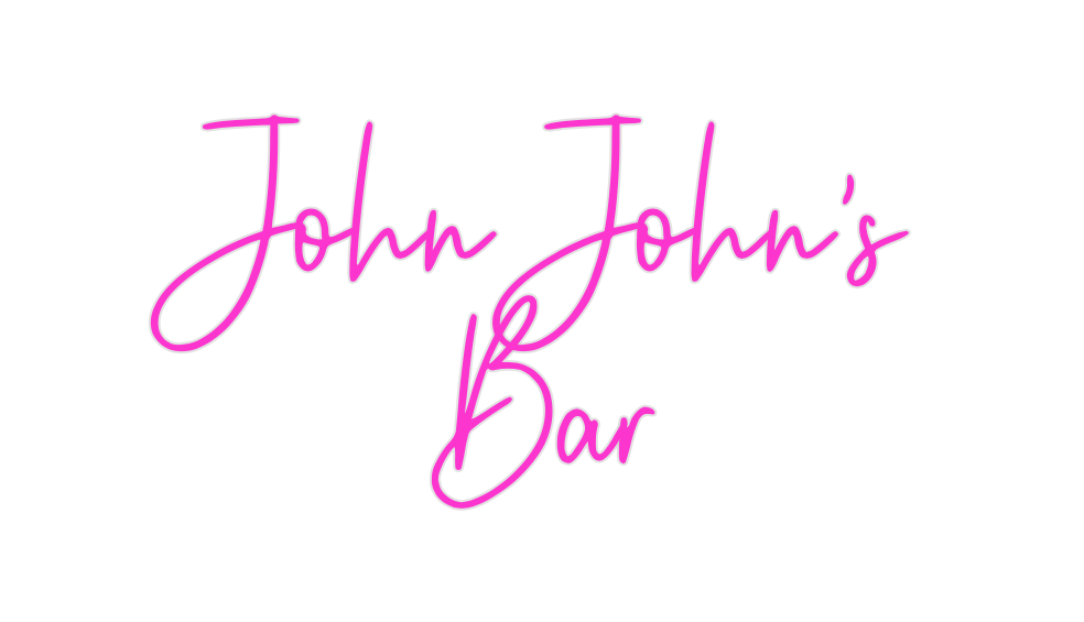 Custom Neon: John John's 
...