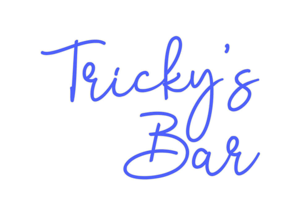 Custom Neon: Tricky’s
Bar