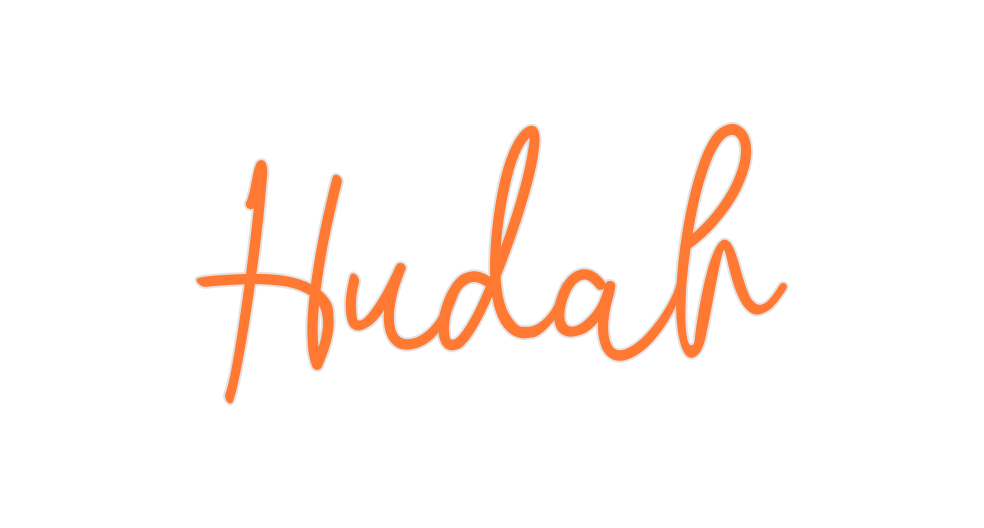 Custom Neon: Hudah