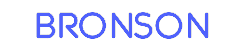 Custom Neon: BRONSON