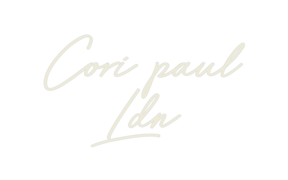 Custom Neon: Cori paul 
  ...