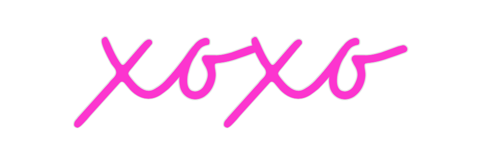 Custom Neon: xoxo