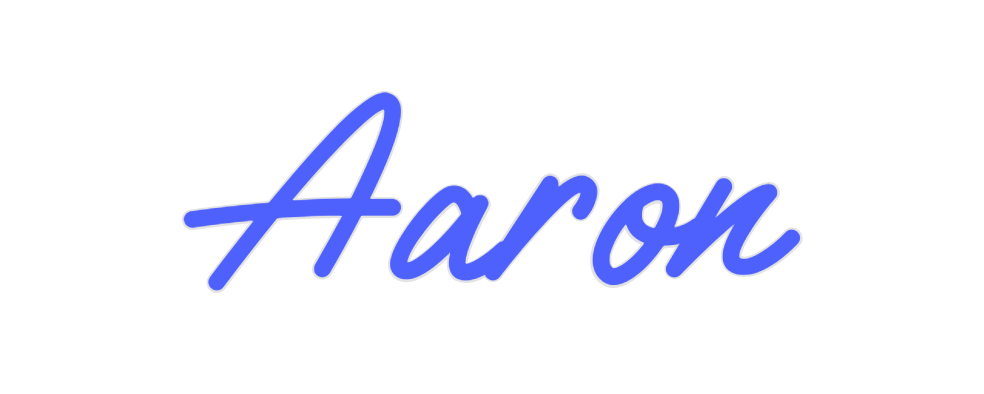 Custom Neon: Aaron