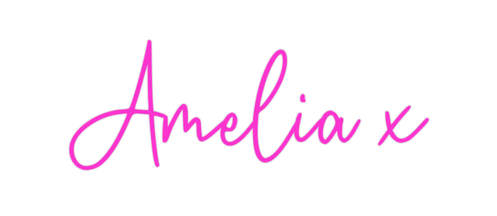 Custom Neon: Amelia x