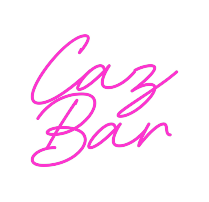 Custom Neon: Caz
Bar
