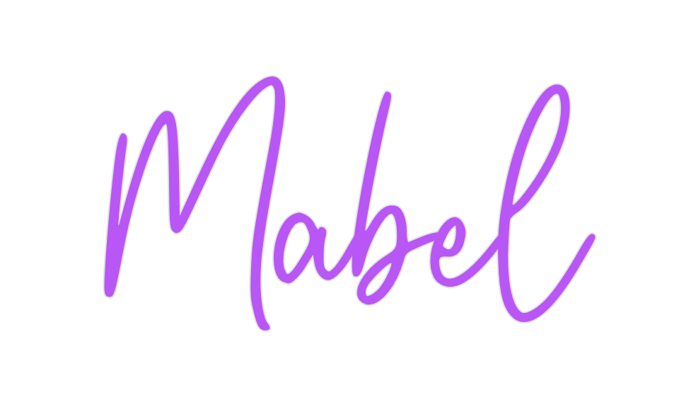 Custom Neon: Mabel