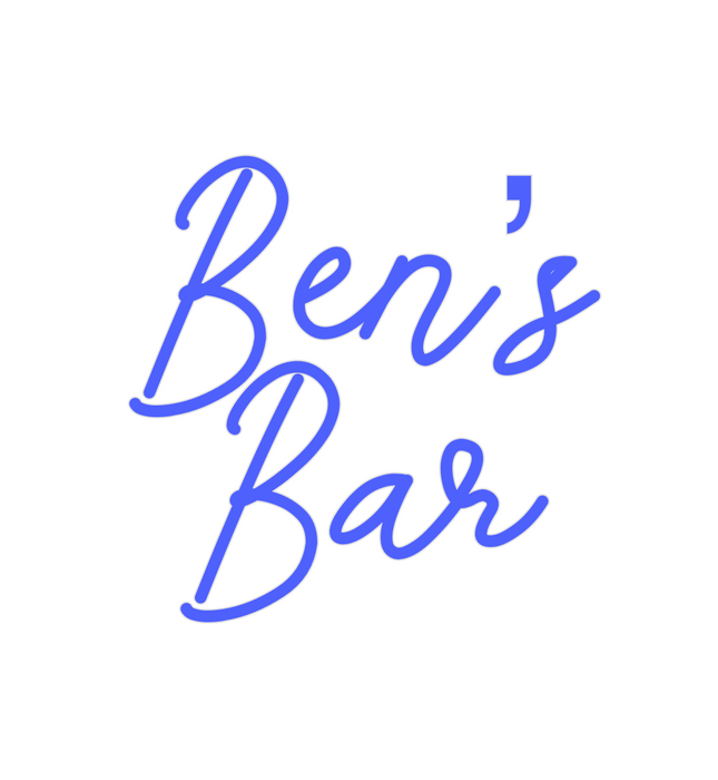 Custom Neon: Ben’s
Bar