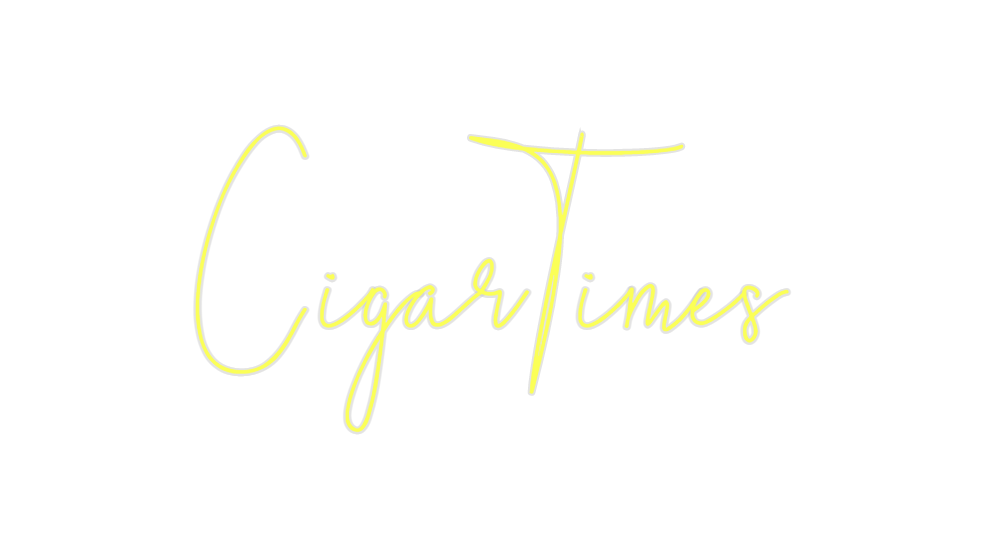 Custom Neon: CigarTimes