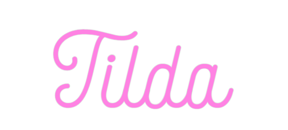 Custom Neon: Tilda