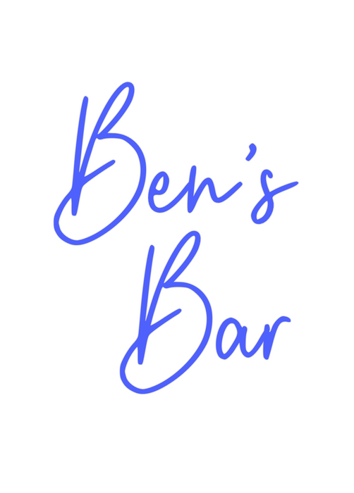 Custom Neon: Ben’s
Bar