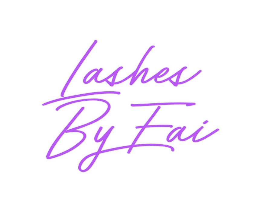 Custom Neon: Lashes
By Fai