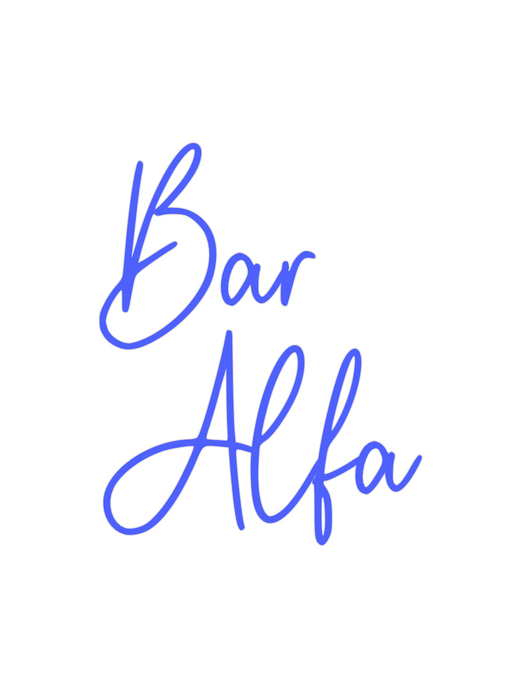 Custom Neon: Bar
Alfa