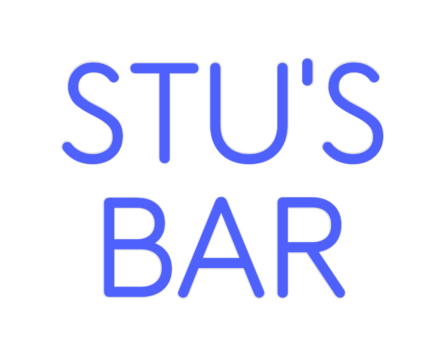 Custom Neon: STU'S 
BAR