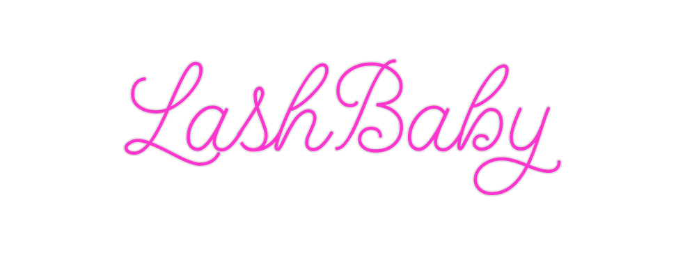 Custom Neon: LashBaby