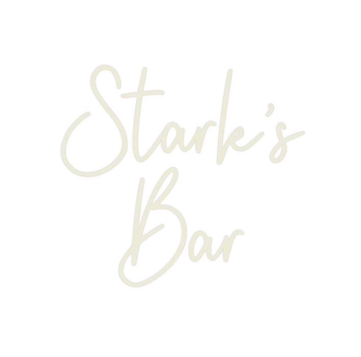 Custom Neon: Stark’s
Bar