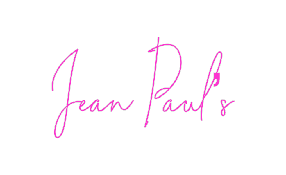 Custom Neon: Jean Paul’s