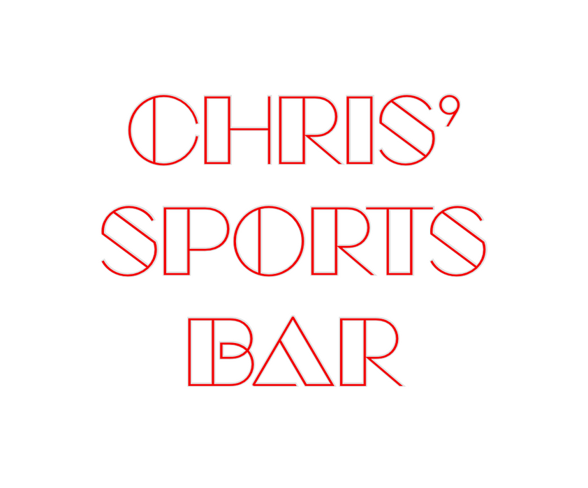 Custom Neon: Chris’
Sports...