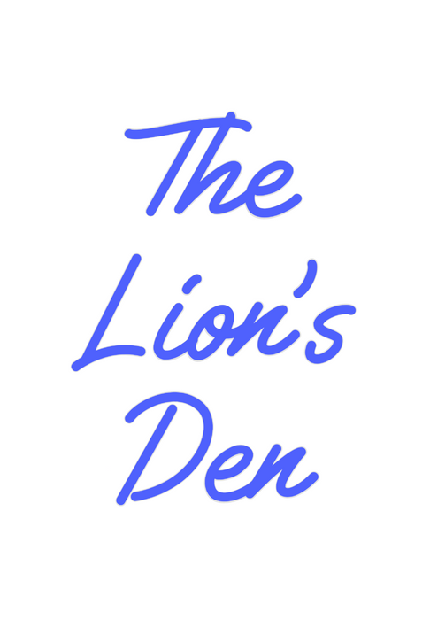 Custom Neon: The
Lion's 
Den