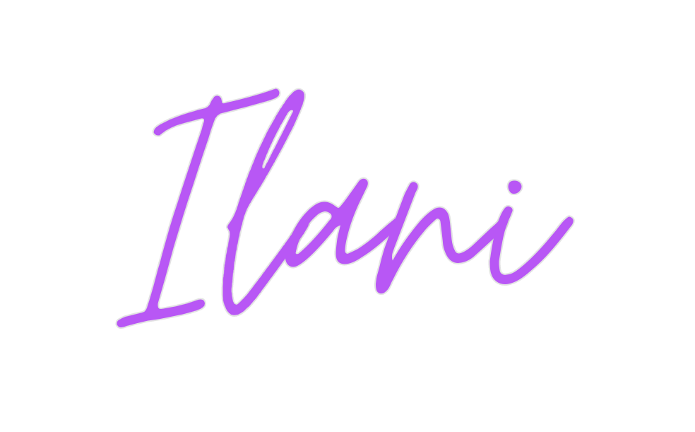 Custom Neon: Ilani