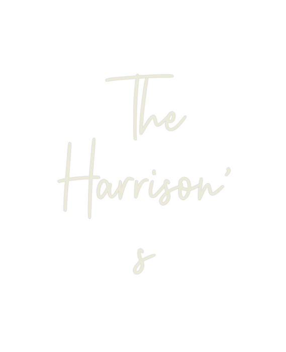Custom Neon: The 
Harrison...