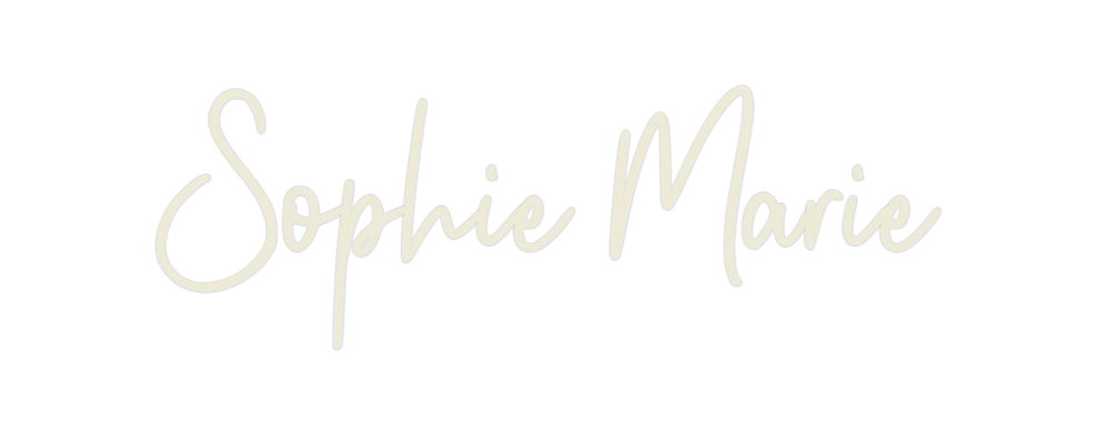 Custom Neon: Sophie Marie