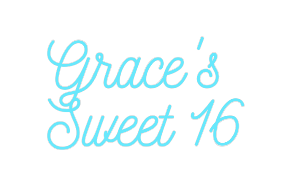 Custom Neon: Grace's 
Swee...