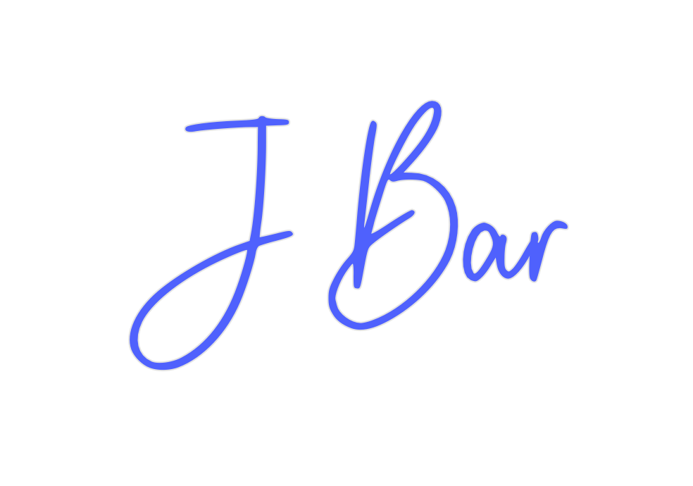 Custom Neon: J Bar