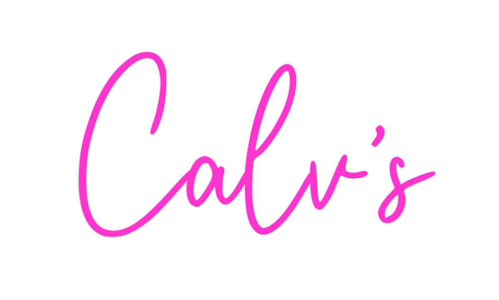 Custom Neon: Calv’s