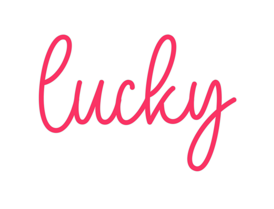 Custom Neon: Lucky