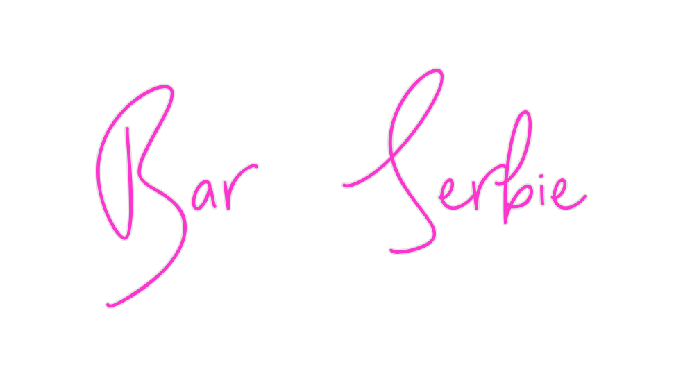 Custom Neon: Bar  Serbie