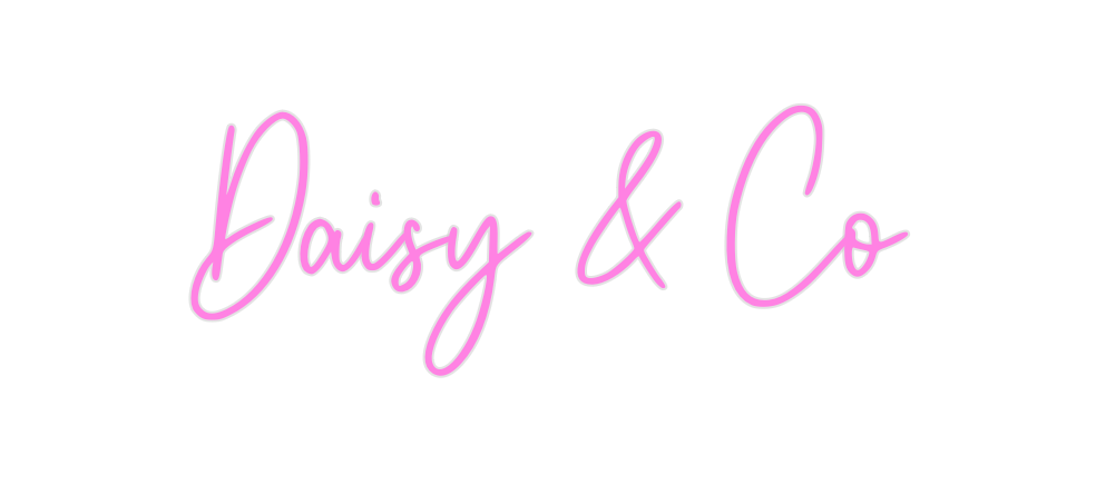 Custom Neon: Daisy & Co